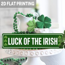 2D Luck Metal Sign Vintage St. Patrick'S Day Farmhouse Room Home Yard Decor
