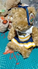 Chelsea Teddy Bear Co. Navy Midshipmen Plush Figure Brown Blue Yellow White