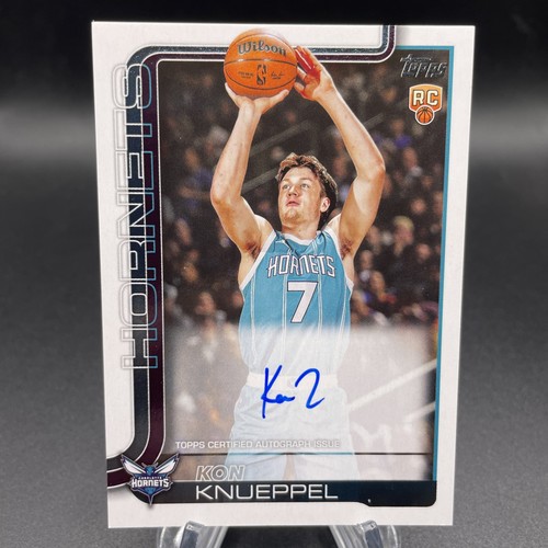 Kon Knueppel #TFRR-KK 2025 Topps Flagship Real One Rookie Autograph card