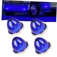 4Pcs Watermelon Lights,IP67 Waterproof LED Side Marker Clearance Turn Blue