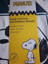 Mark's And Spencer Snoopy Double Bedset Peanuts.