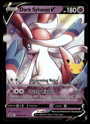 Dark Sylveon V SWSH: Sword & Shield Promo Cards SWSH134 Pokemon Card TCG