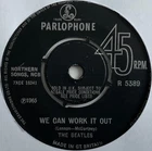 The Beatles - We Can Work It Out - 7” Vinyl Single