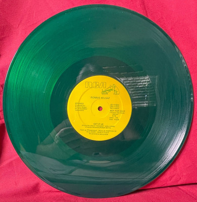 Ronnie Milsap   Get It Up / Hi Heel Sneakers   Translucent Green Promo   NM