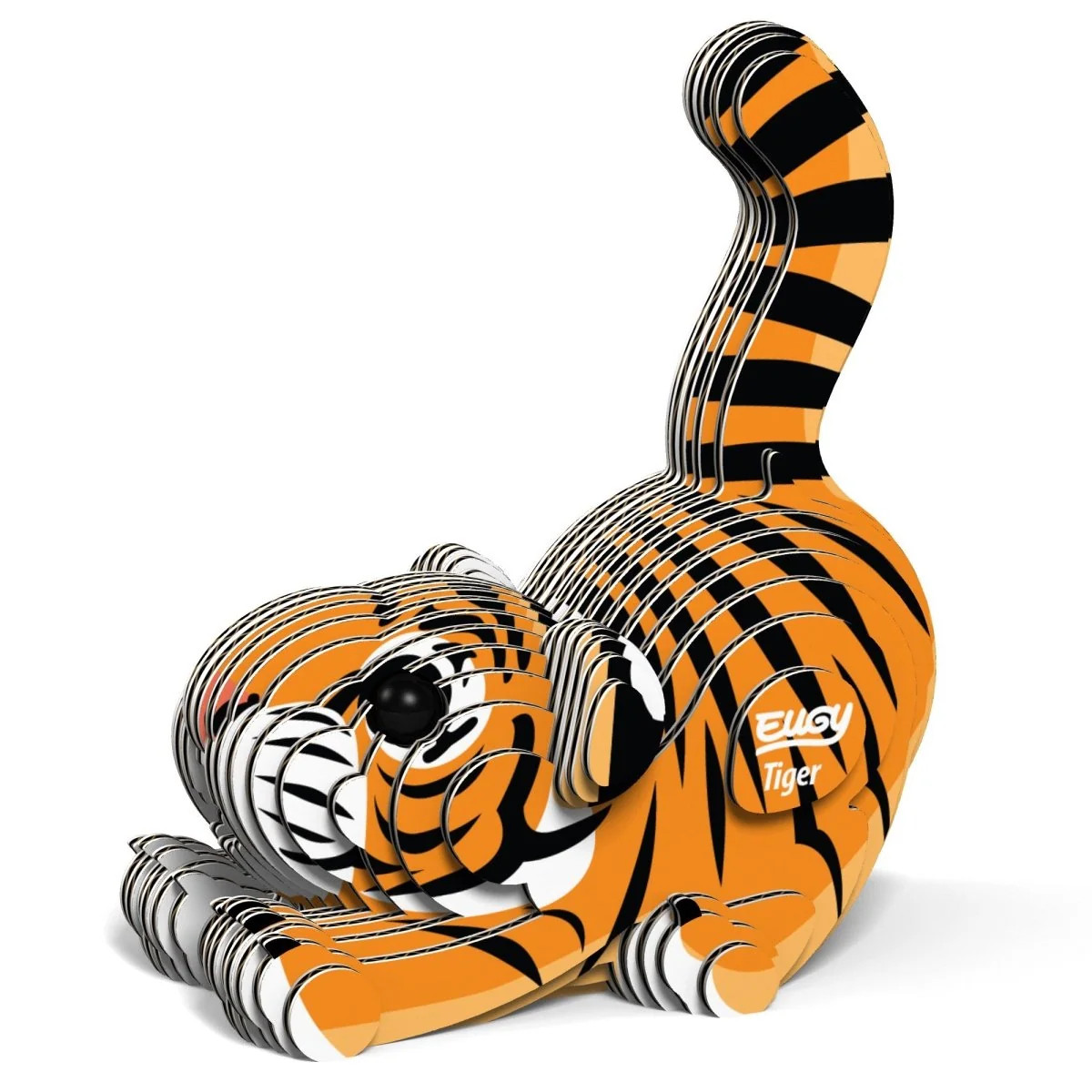 EUGY Tiger 3D Model Kit Educational STEM Toy Animal Gift Age 6+ - Image 6