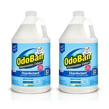OdoBan Disinfectant Concentrate and Odor 128 Fl Oz Pack of 2 , Clear