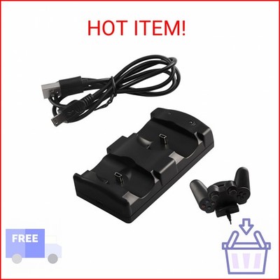 Xahpower Controller Charger Station for PS3, Charging Dock for Sony PlayStation