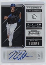 2018 Contenders Draft Picks RPS Prospect Ticket 15/99 Nolan Gorman #6 Auto s5q