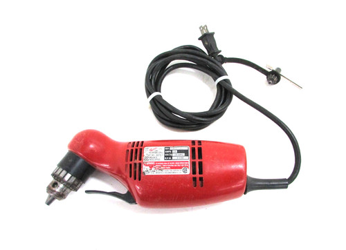 MILWAUKEE HEAVY-DUTY 3/8" REVERSING RIGHT ANGLE DRILL, 0375-1