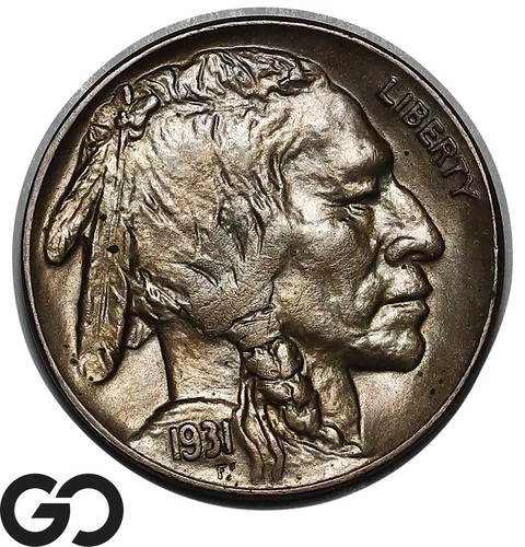 1931-S Buffalo Nickel, Nice Gem BU++