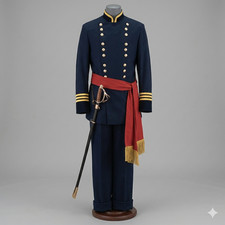 New Navy Blue Wool Union Civil War Infantry Frock Coat,Federal Officer's Uniform