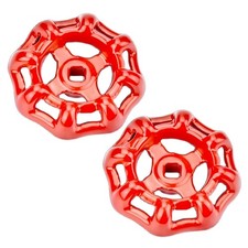 2pcs Outdoor Faucet Handle 6 x 6 mm Square Stem Hole Faucets Handles Red