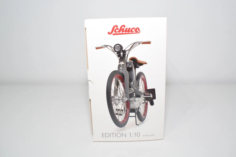 B95 1:10 SCHUCO 45 066 2900 NSU RAPIDAMENTE CUSTOM I 1 GRIGIO MOTO MIB - Immagine 2 di 4