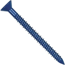 Hillman 1/4 In. x 2-1/4 In. Flat Head Tapper Concrete Screw (15 Ct.) 41573