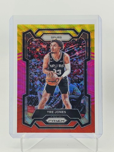 TRE JONES 2023-24 PANINI PRIZM BASKETBALL MULTI WAVE /88 #232 SPURS Q3464