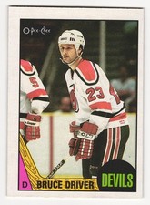 1987-88 O-Pee-Chee Bruce Driver #79 Devils