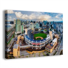 San Diego Padres Petco Park Skyline Print: MLB Stadium Wall Art for Baseball Fan