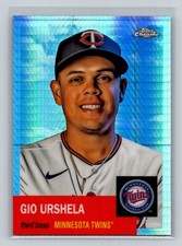 2022 Topps Chrome Platinum Anniversary #88 Gio Urshela SN#'d MLB Minnesota Twins