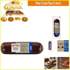 Beef Summer Sausage 8oz High Protein Low Carb Gluten Free Ready to Eat