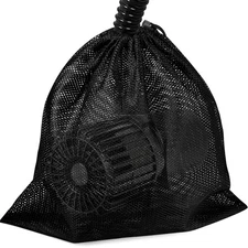 12.2x 15.9 Large Pump Barrier Bag, Pond Pump Filter Bag, Nylon Mesh, Black