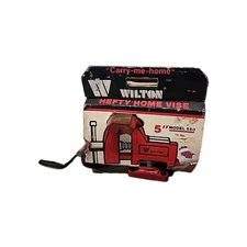 Wilton " Bench Vise - Swivel Base - Pipe Jaws  Vintage