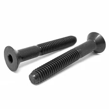 1/4-28x2" Alloy Flat Head Socket Cap Screws Black Oxide (Choose Qty)