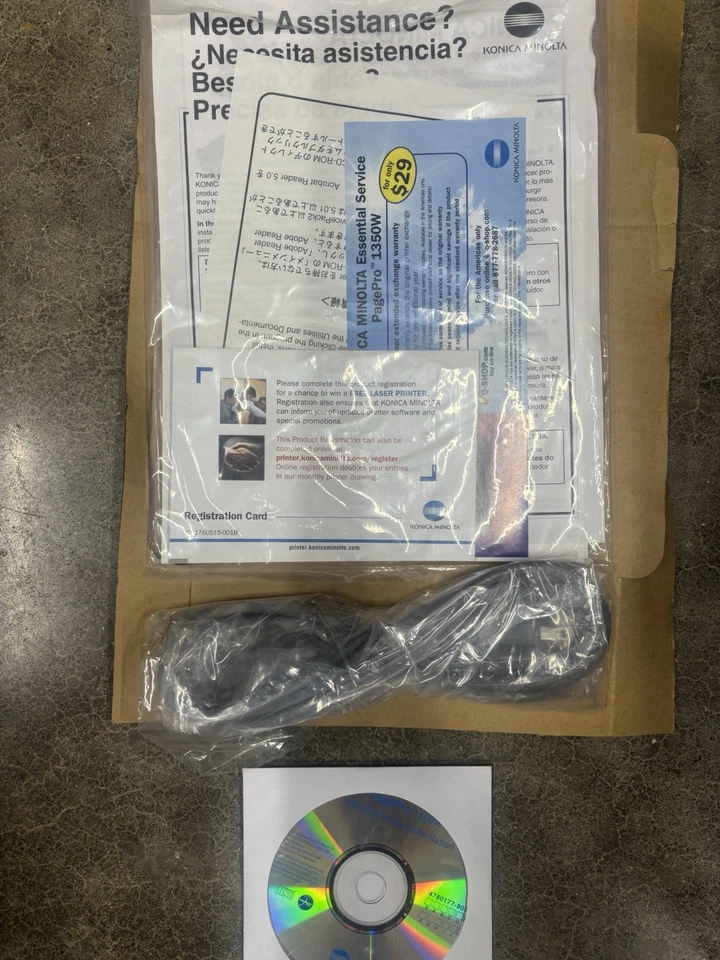 KONICA MINOLTA PAGEPRO 1350W Stylish Compact Laser Printer NEW RARE FIND - Image 3 of 4