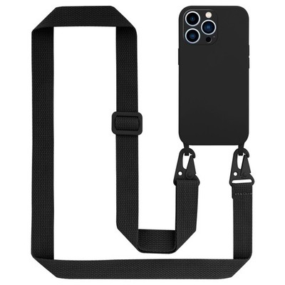 Schutzhülle für Apple iPhone 13 PRO MAX Hülle Handykette Silikon Necklace