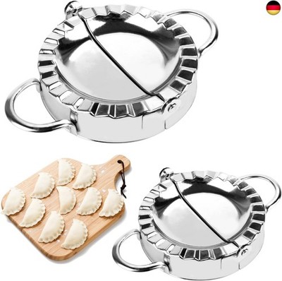 Dumpling Maker, 2 Stück Pierogi Maker, Teigtaschenformer Set, Ravioli Maker, Mau