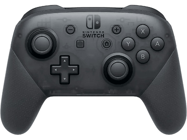 Mando Nintendo Switch - Pro-Controller, Cable USB, Vibración HD, Negro