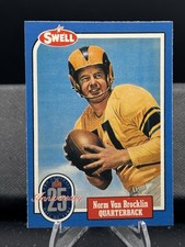 1988 Swell Football Greats Hall of Fame - Norm Van Brocklin #121