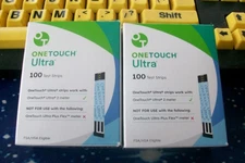 100 ONE TOUCH ULTRA TEST STRIPS 1 X 100, EXP 11-30-26, VERY GOOD SEALED BOX