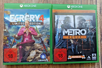 3x Xbox One | Far Cry 4 + Metro Redux 2033 Last Light | DEUTSCH | Series X