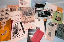 4 pounds of Vintage FILM PHOTO Advertising Manuals, Camera Projectors