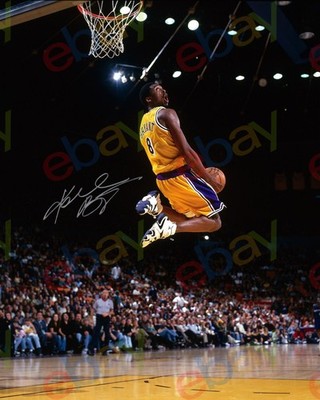 Kobe Bryant - REPRINT auto signed 8x10 Photo All Time Great Los Angeles LAKERS