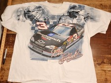 NASCAR T-shirt Dale Earnhardt All Over Print Large AOP Chase Authentics Y2K VTG