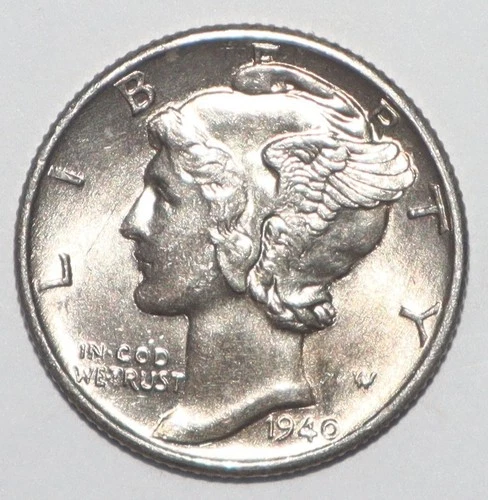 1940 Mercury Dime BU BRILLIANT UNCIRCULATED (J288)