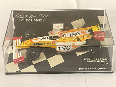 Minichamps 1:43 Renault F1 Team Showcar No. 7 2009 Nelson Piquet