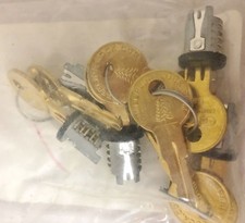 5 - Compx Timberline lock core w/ 2 keys LP-355-KTO Lot 148E-B 9601