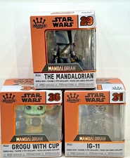 Funko Minis Mandalorian #29 Star Wars Figure Grogu #36 IG-11 #31 NEW Lot 3 pcs