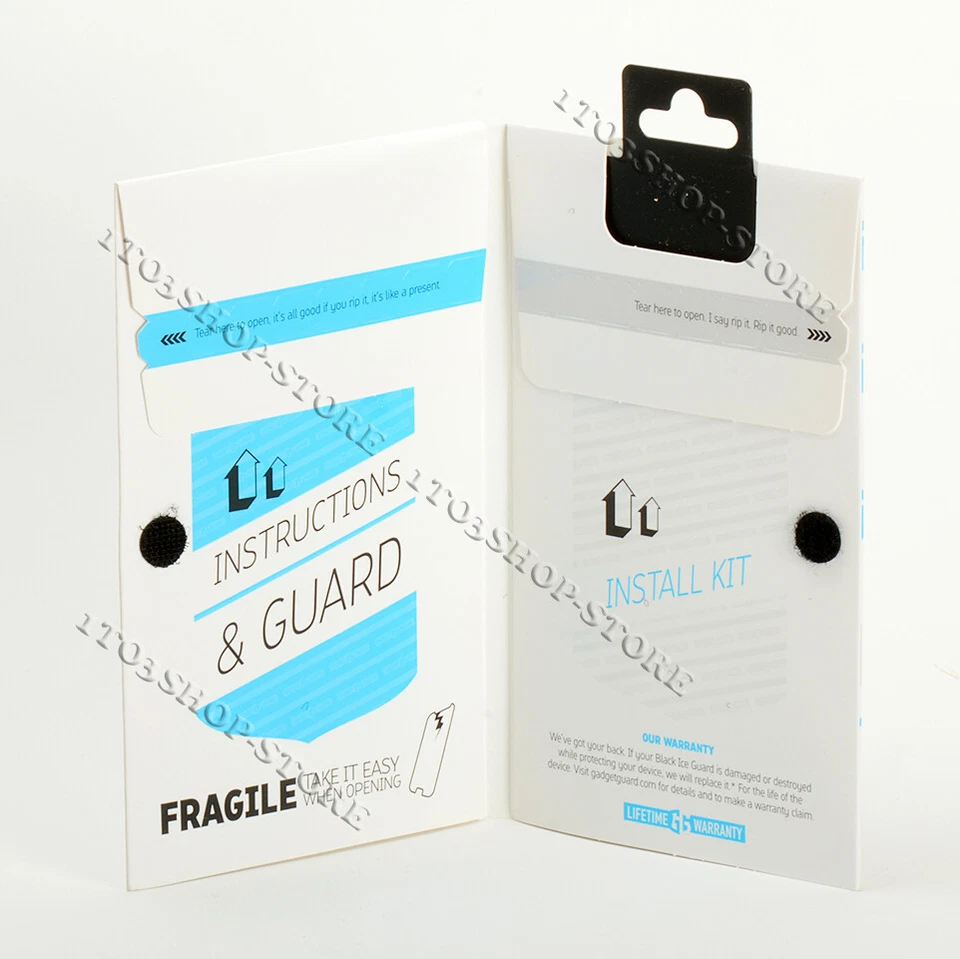 Gadget Guard iPhone SE iPhone 5 5s Black Ice Tempered Glass HD Screen Protector - Image 3 of 3