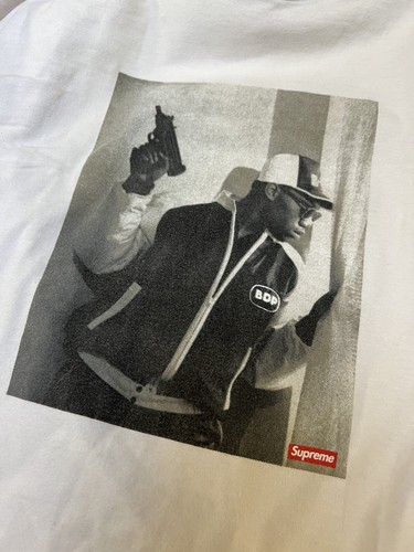 FW14 Supreme KRS ONE Boogie Down Productions Tee T-Shirt White Sz L Large 2014 - Picture 9 of 9