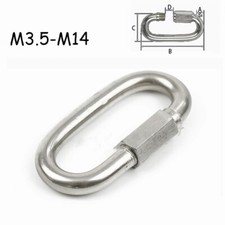 M3.5-M12 Quick Repair Link Heavy Duty Chain Extend Screw Lock Fastener Rope Hook