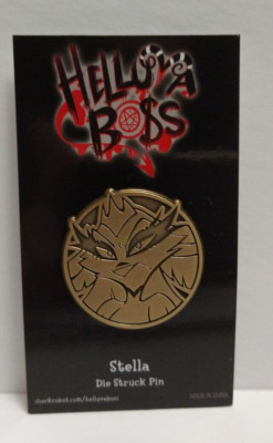 Helluva Boss Stella Die Struck Pin