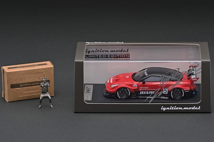 IG 1:43 Scale LBWK Nissan GT-R R35 Nismo Resin Car Model With Kato
