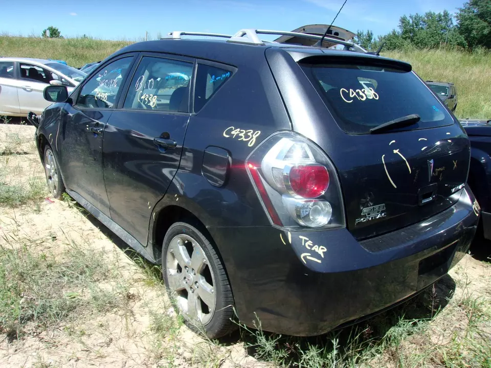 Used Front Center Interior Rear View Mirror fits: 2009 Pontiac Vibe dual reading - Image 4 of 4