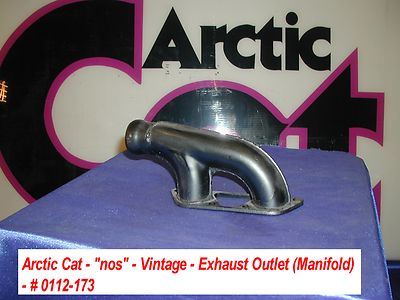 1972 Arctic Cat Puma Exhaust Manifold Outlet 0112-173 0112173 OE  Vintage Warranty