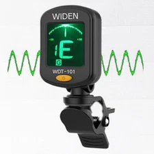 WIDEN WDT-101 Compact Guitar Tuning Tuner Violin Electric Battery Replacement