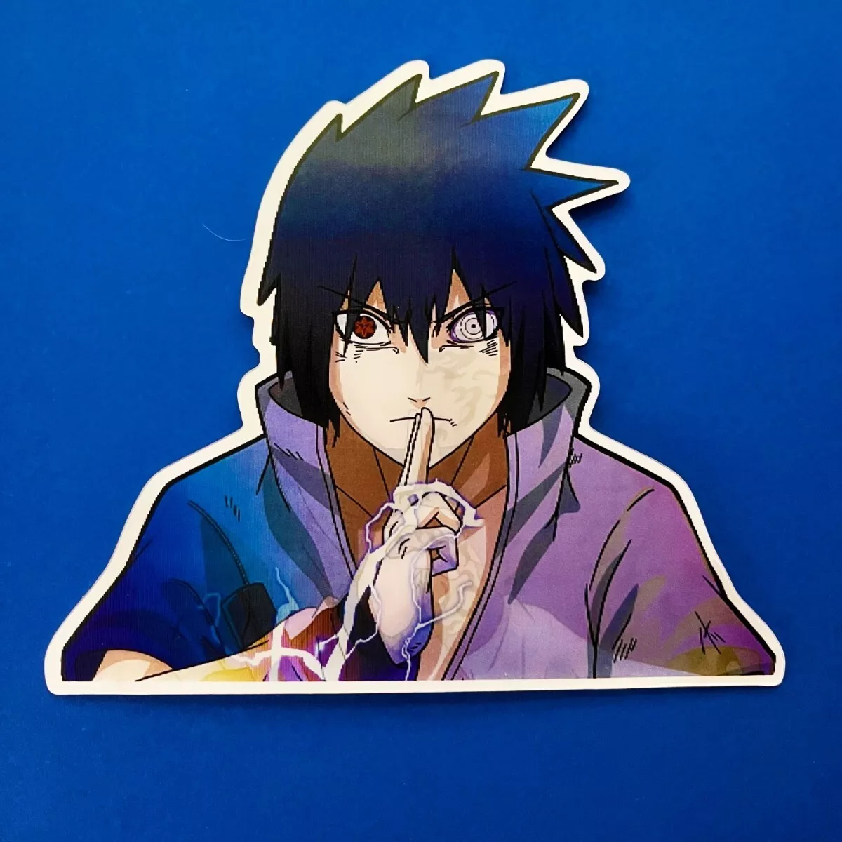 Sasuke Uchiha: Naruto Shippuden 3D Anime Lenticular Motion Sticker