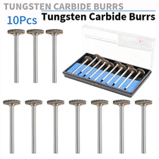 Tungsten Carbide Rotary Burr Bit With 1/8'' Shank F Engraving Carver Rotary Tool